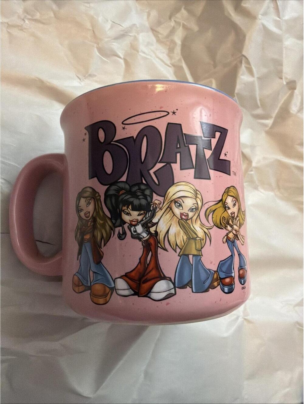 Bratz Dolls COFFEE MUG Large 20 OZ COFFEE TEA CUP PINK